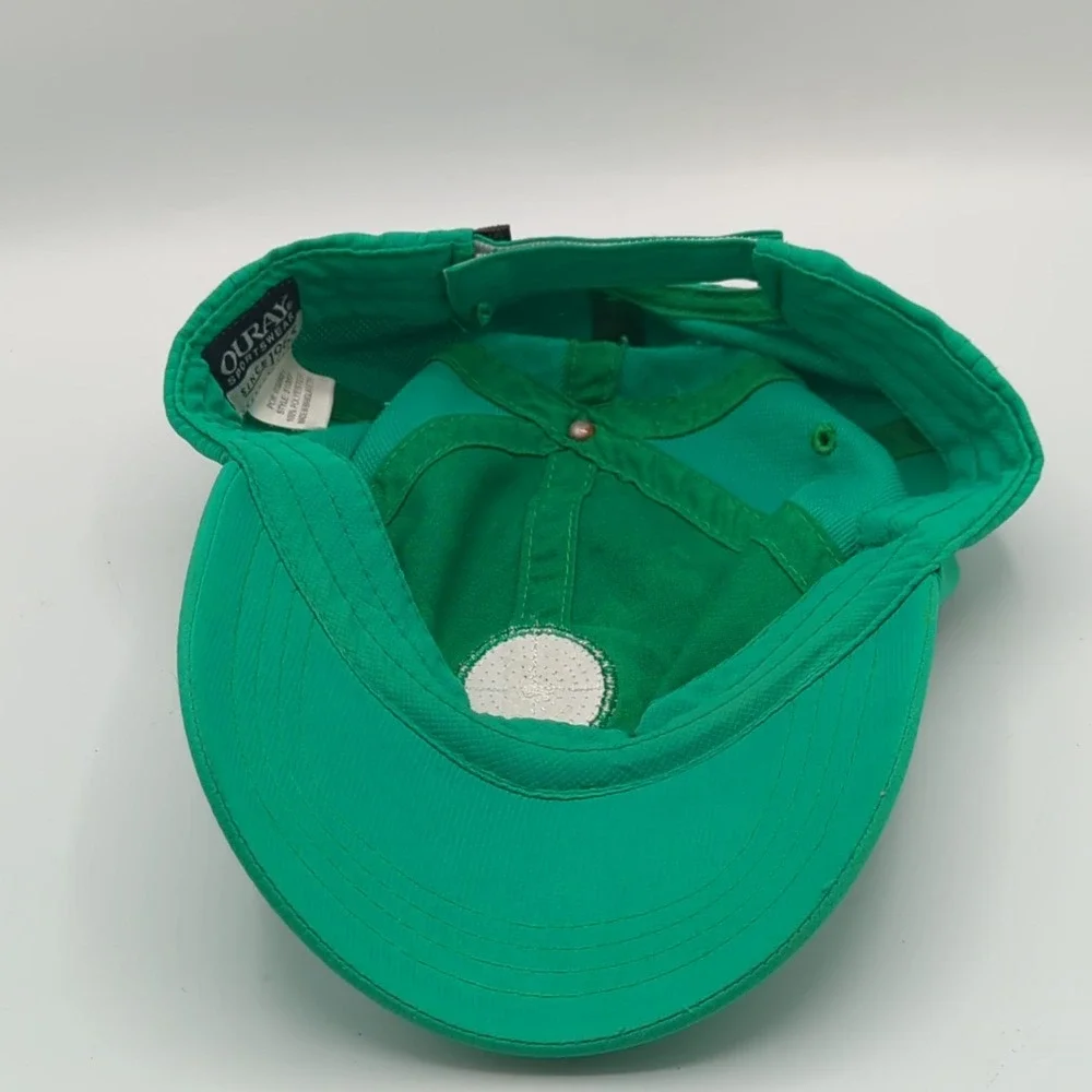 Boulder Ridge Country Club Hat Golf Cap Green Adjustable Ouray